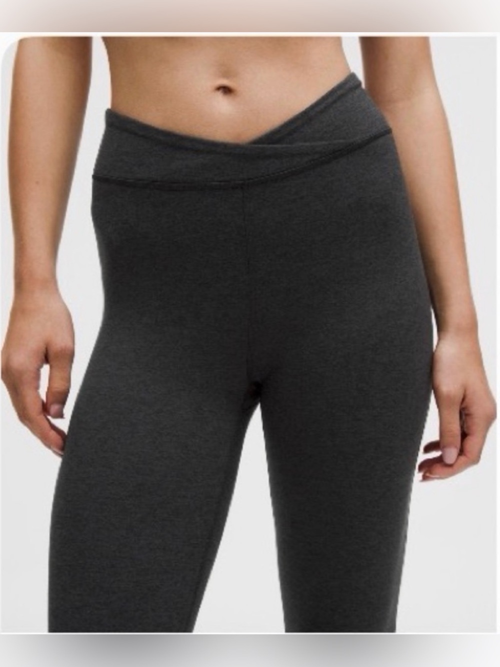 Lululemon: Softly Suedey Cross-Waist Tight 25" - Size 14